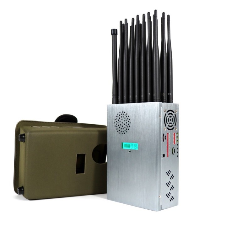P24 24-Band RF Jammer | Cellphone, WiFi, GPS & LCD Display