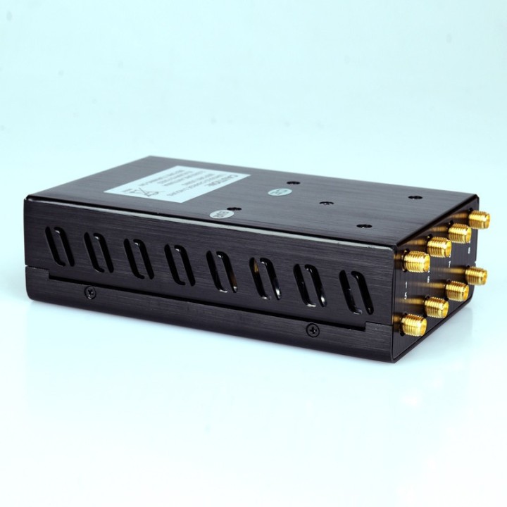 8-Antennas Portable Signal Jammer, Block 2G-5G/WiFi 2.4G/GPS L1 Mobile Phone & Tracking Signals