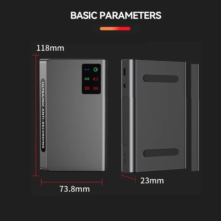 New Anti Record Guard: Ultrasonic Audio Jammer with Remote Control