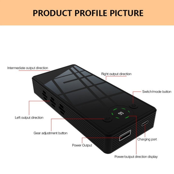 Recording Terminator: 2-in-1 Ultrasonic Jammer & Power Bank with 50m Remote Control Anti-Recording Jammer