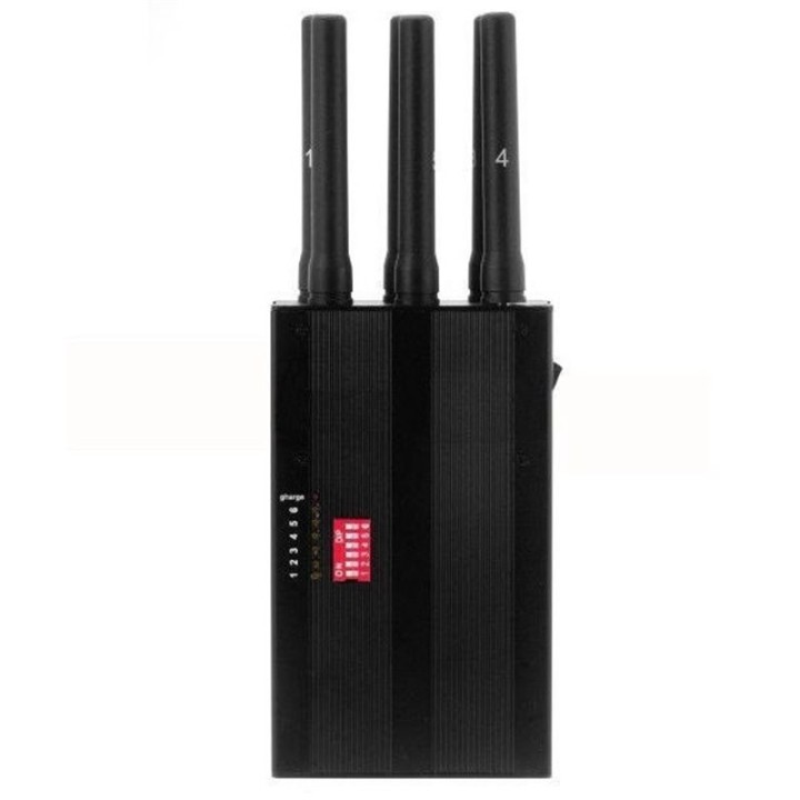 6-Band Portable Cellular and WiFi Signal Jammer