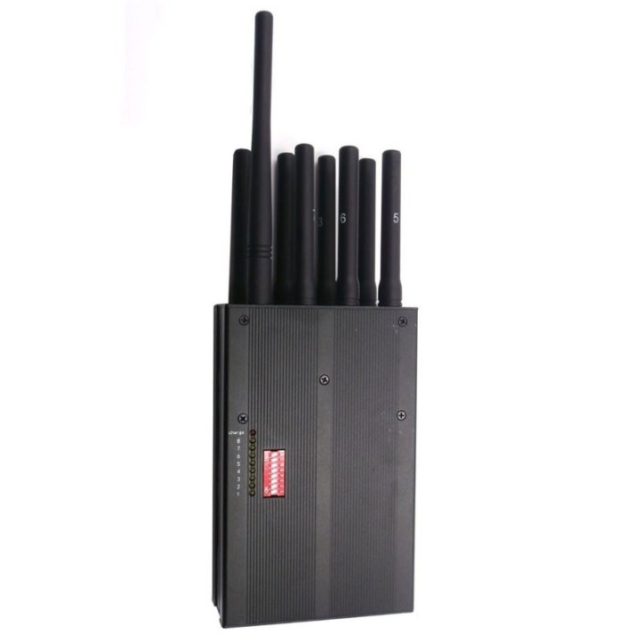 8-Band RF Signal Jammer for Cellular and GPS Bands | CJ-08PRO