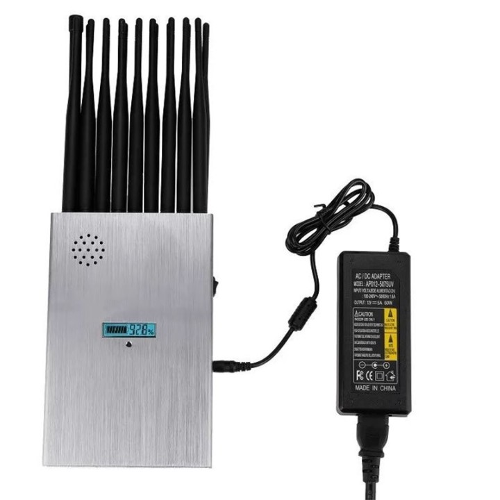 18-Antenna Portable Multi-Band RF Jammer, 18W | CJ-PJAM1880