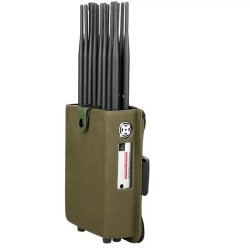 16-Band Portable RF Signal Jammer with LCD, 16W