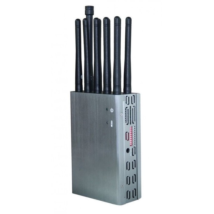 10-Channel Handheld Multi-Band RF Signal Jammer, 10W