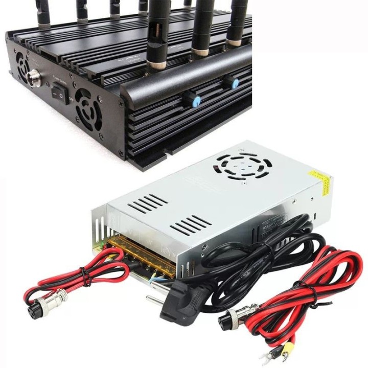 12-Antenna Desktop RF Signal Jammer, 30W
